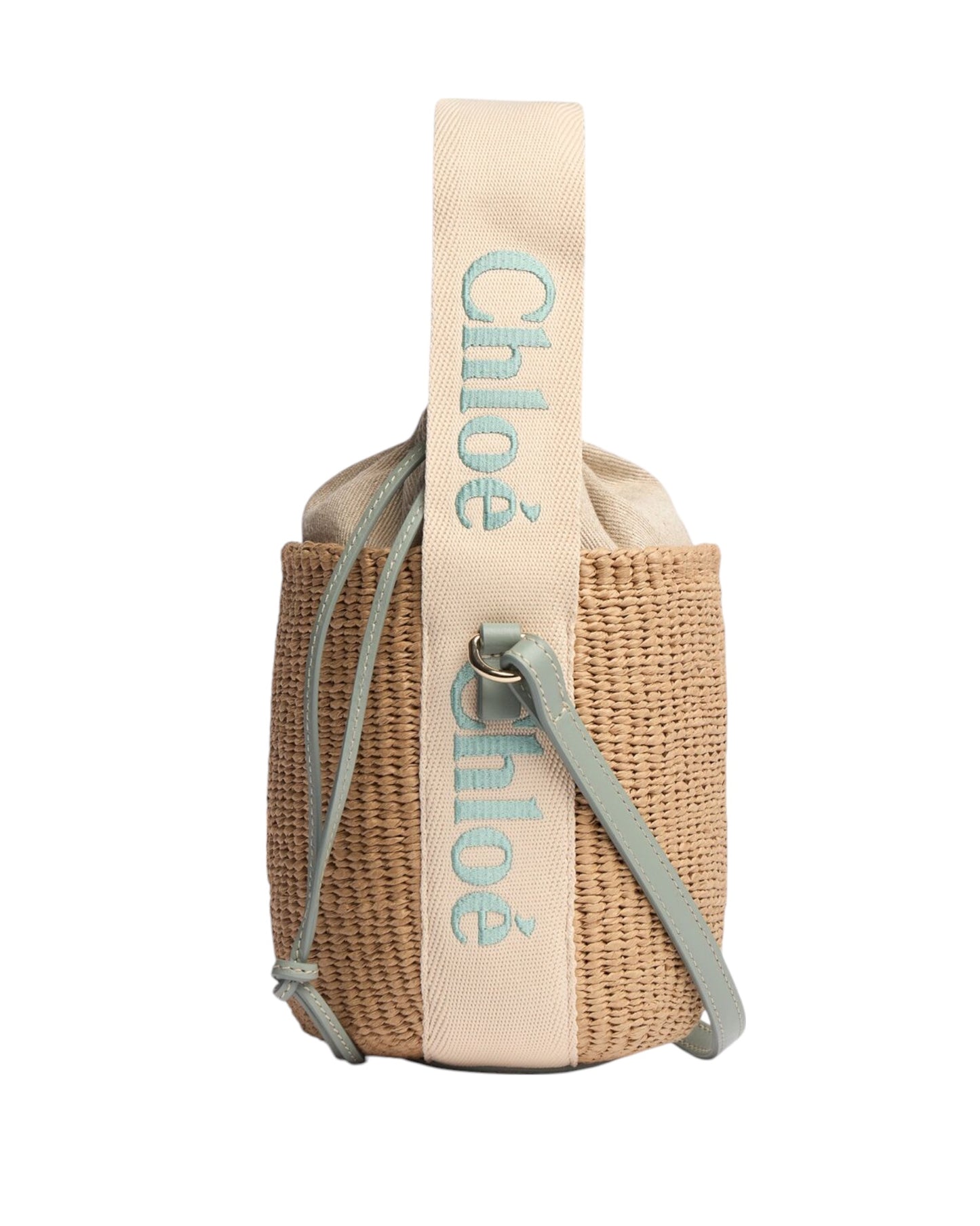 Sac seau en raphia Woody