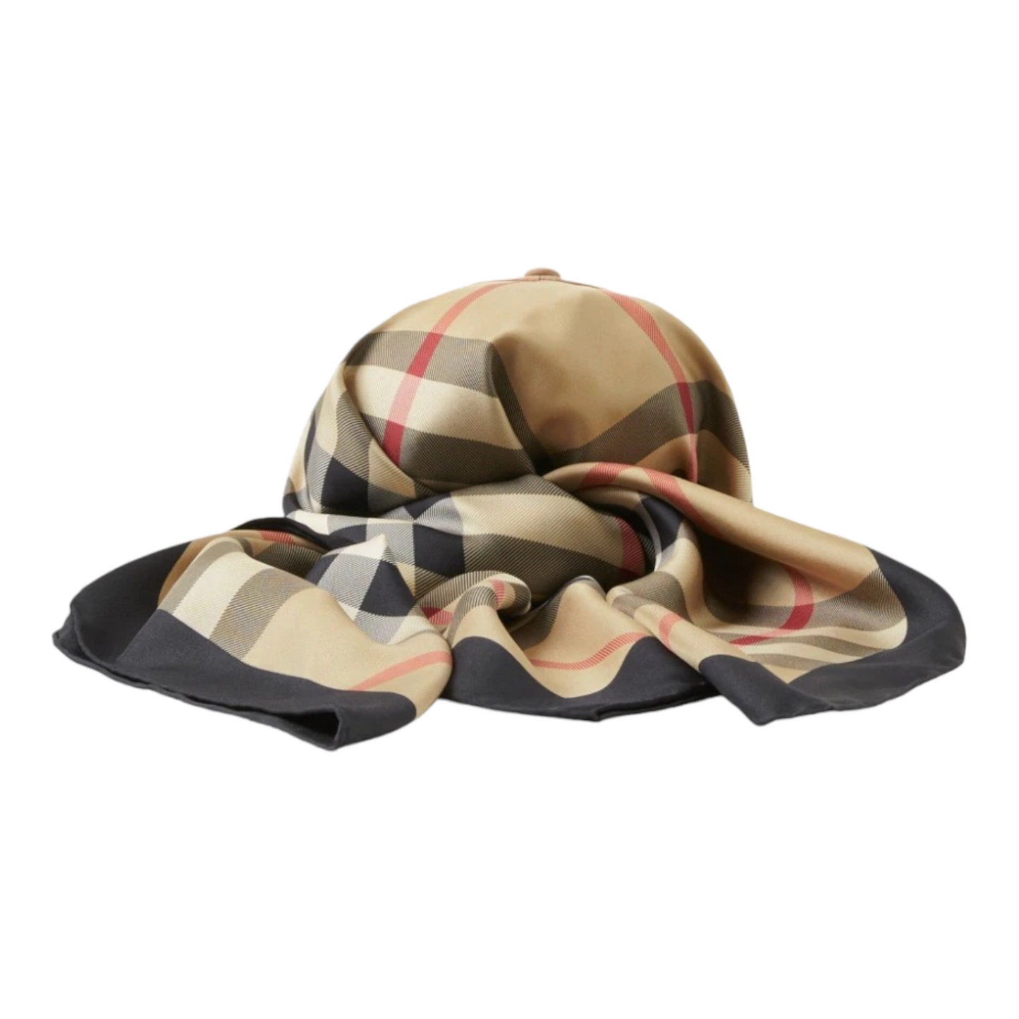 casquette à détail de foulard
