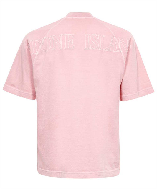 t-shirt en coton à logo brodé