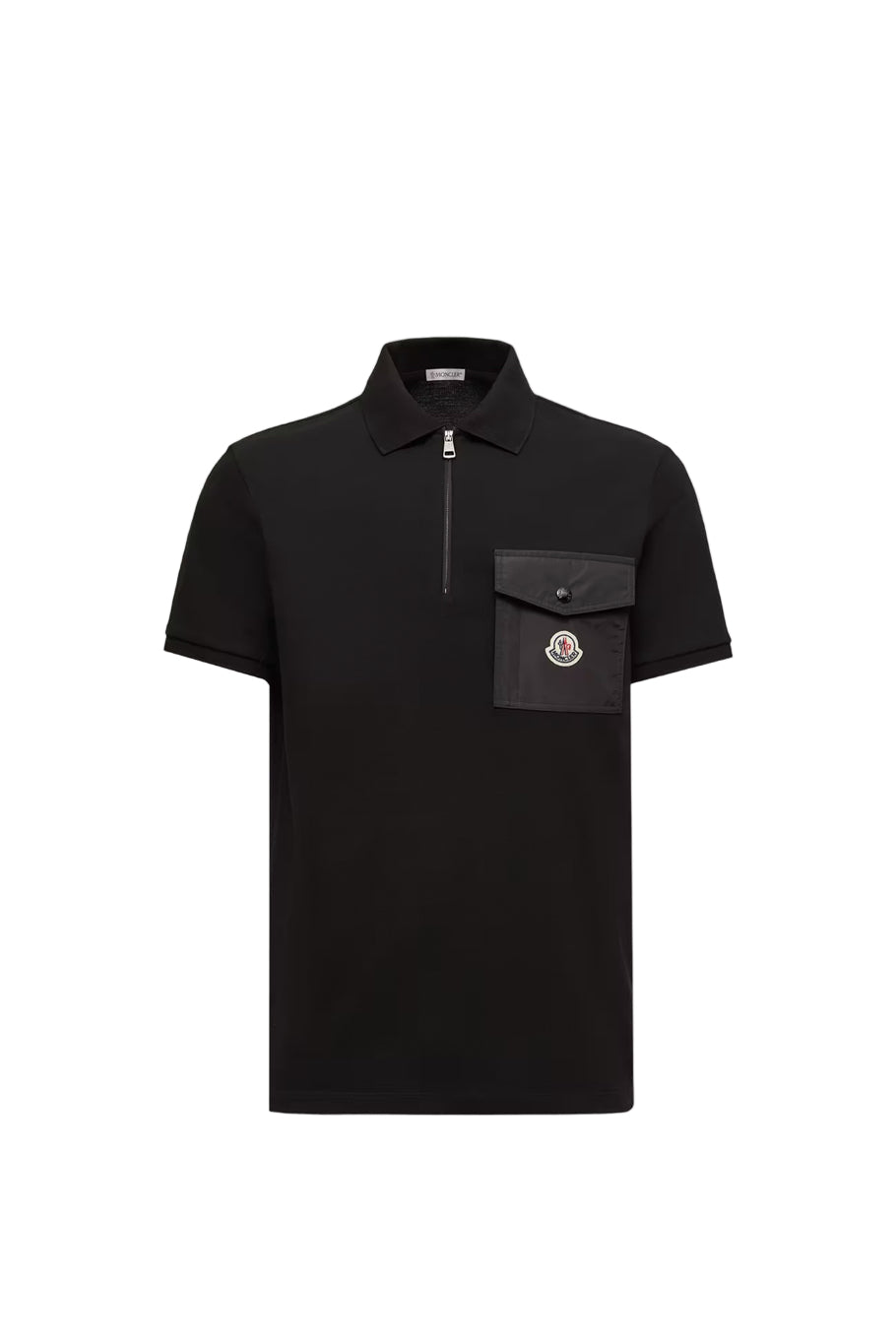 Polo en piqué de coton avec poche