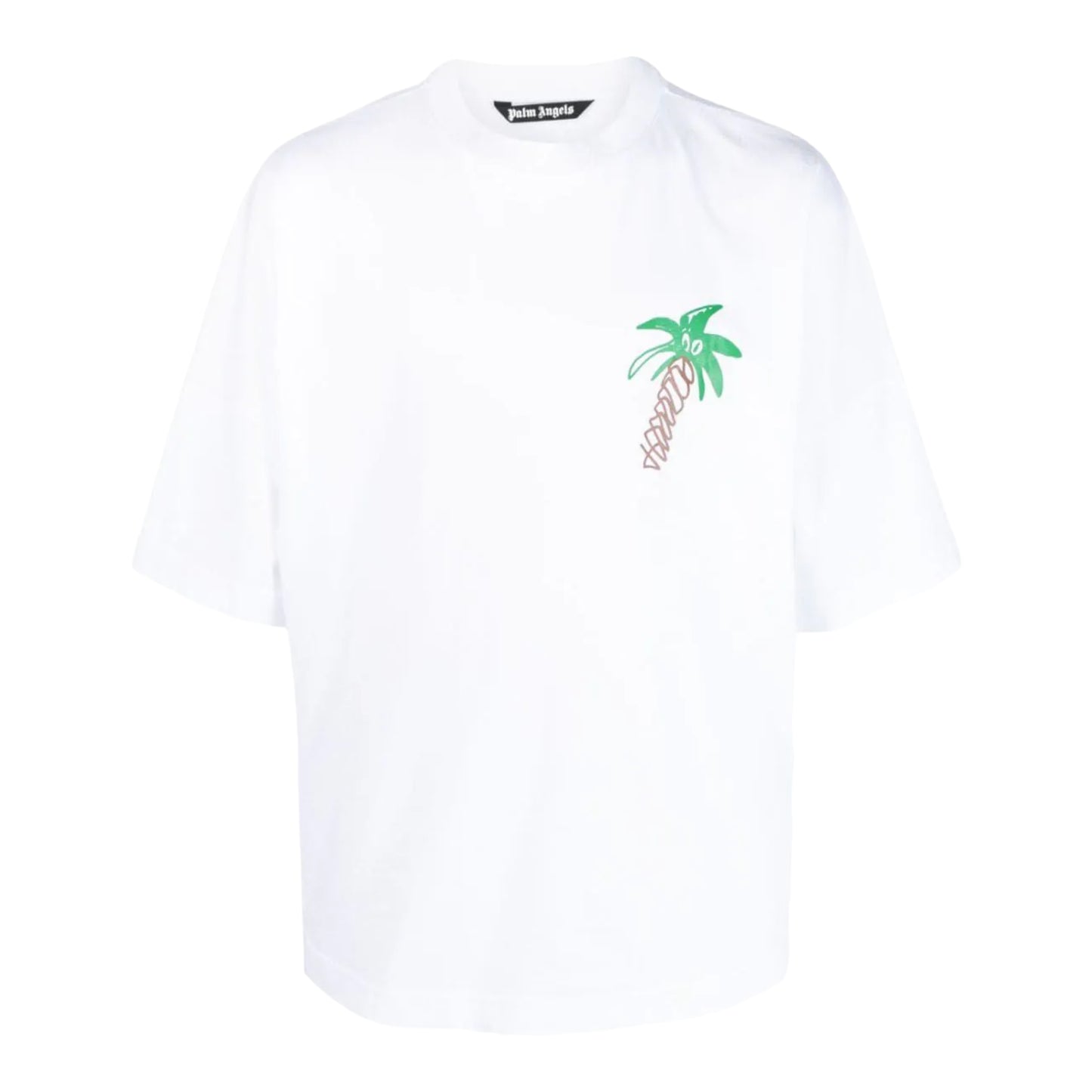 t-shirt en coton à logo imprimé