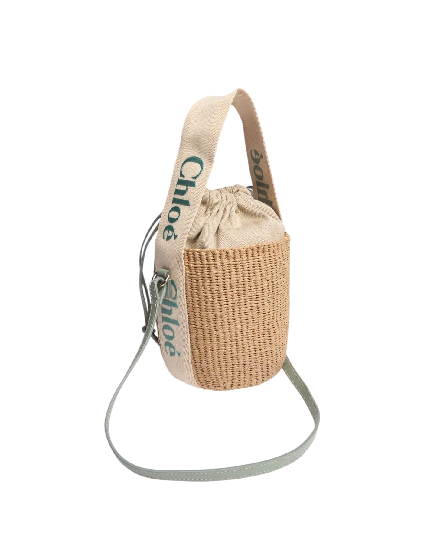Sac seau en raphia Woody