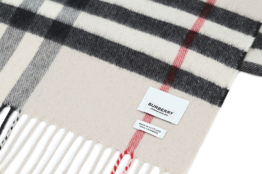Classic Check Cashmere Scarf