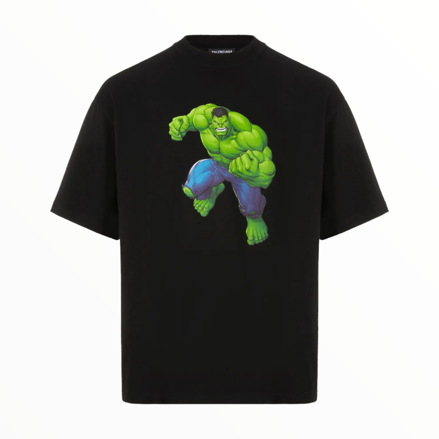 T-shirt imprimé en coton - Noir