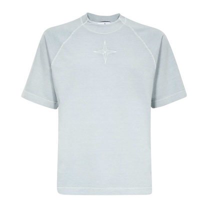 t-shirt en coton à logo brodé
