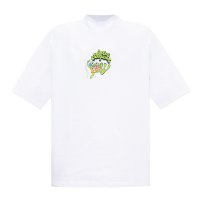 T-shirt 'Le t-shirt grenouille' blanc - Le papier