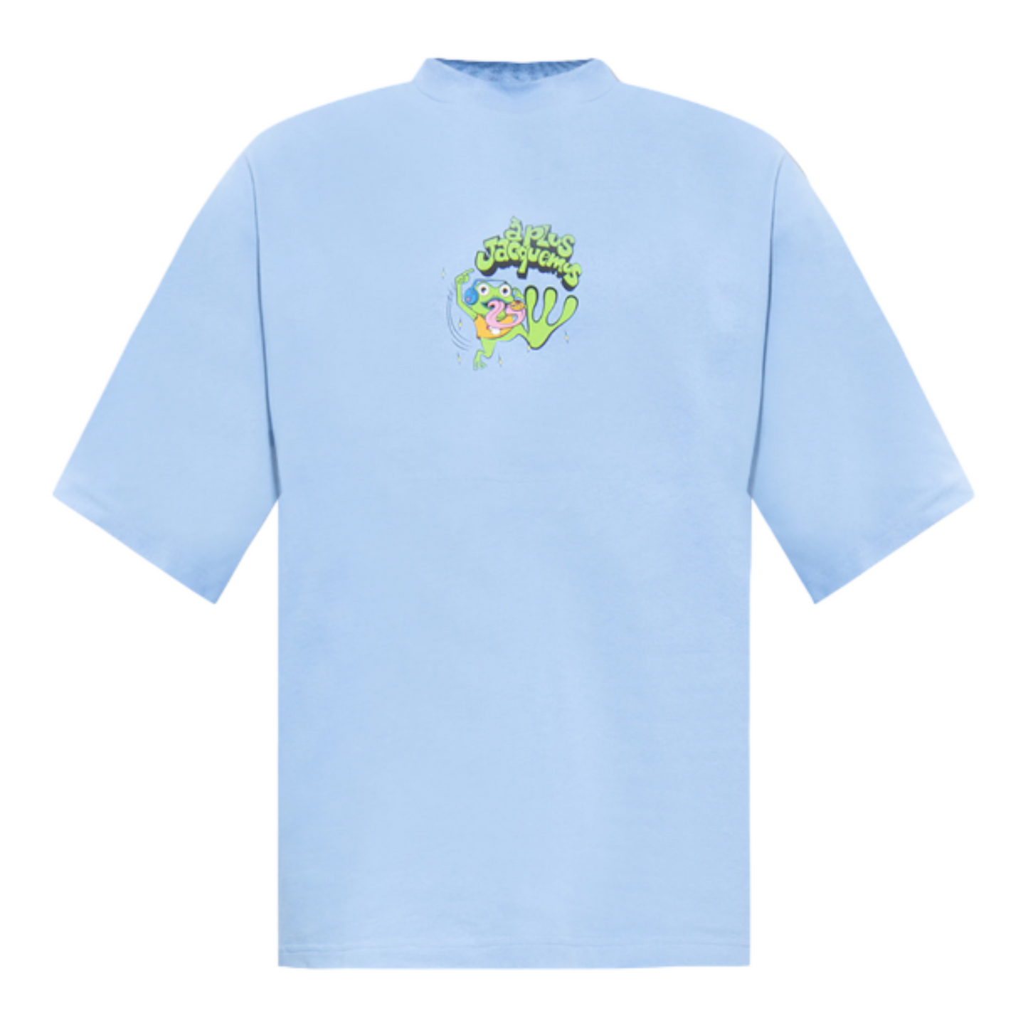 T-shirt 'Le t-shirt grenouille' blue- Le papier