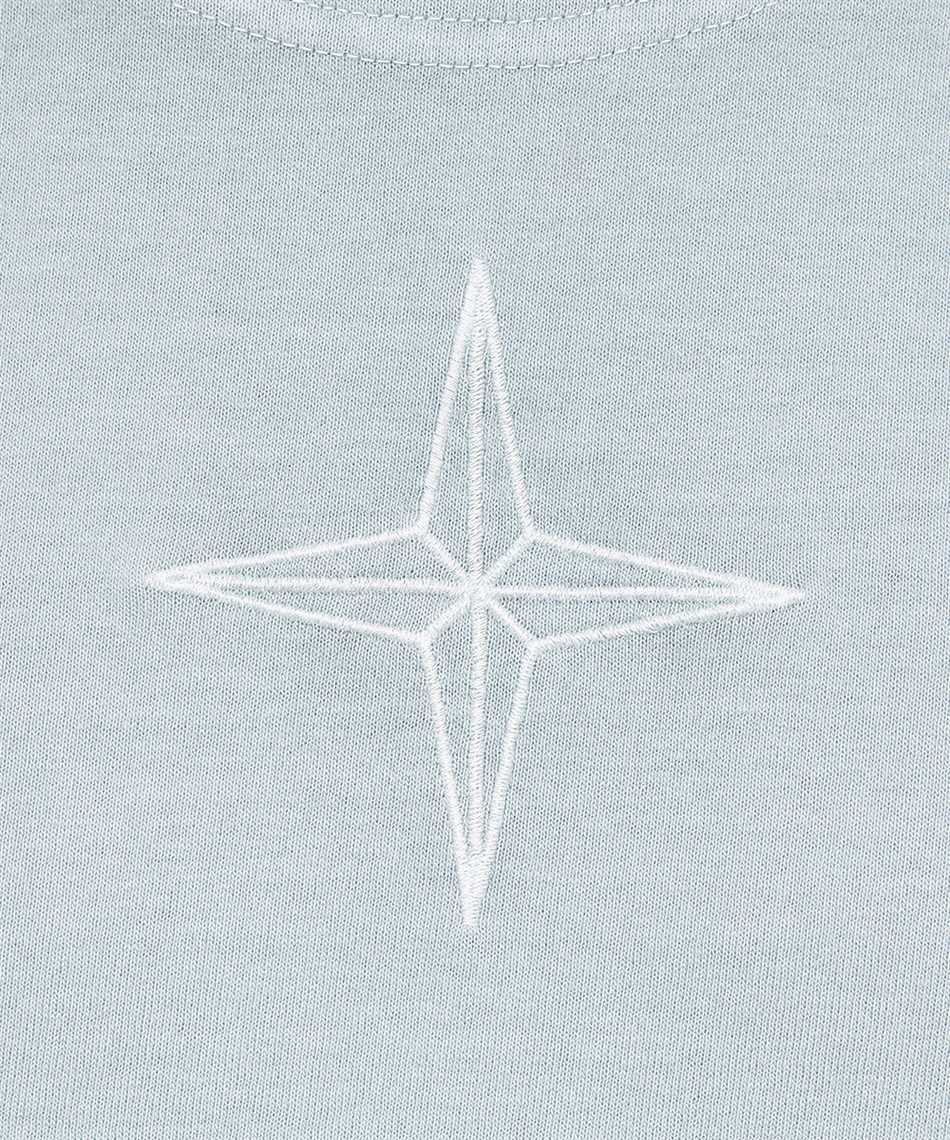 t-shirt en coton à logo brodé