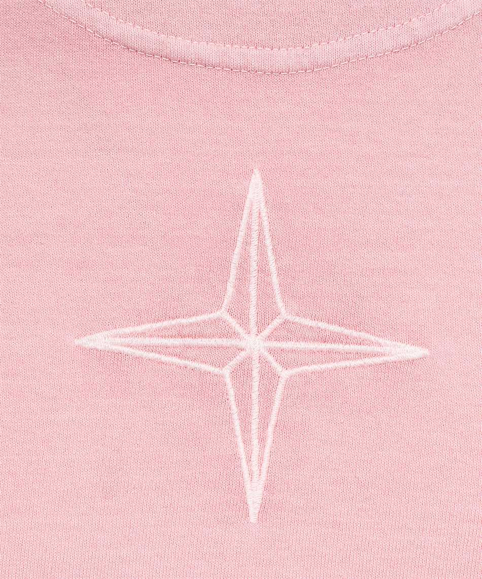 t-shirt en coton à logo brodé