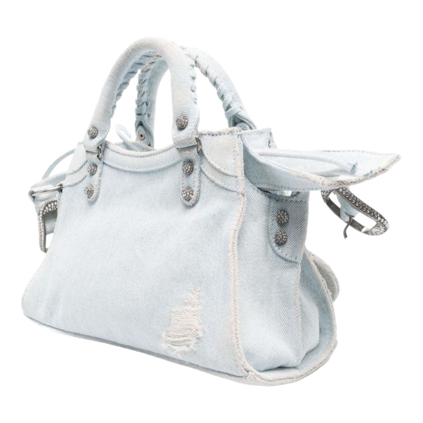 mini sac cabas Neo Cagole en jean