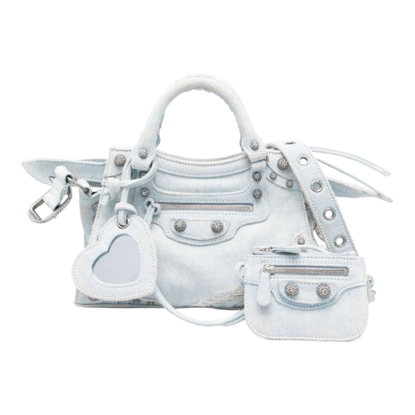 mini sac cabas Neo Cagole en jean