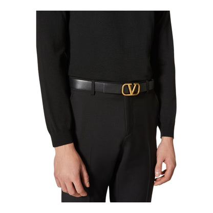 Ceinture VLogo Signature en cuir