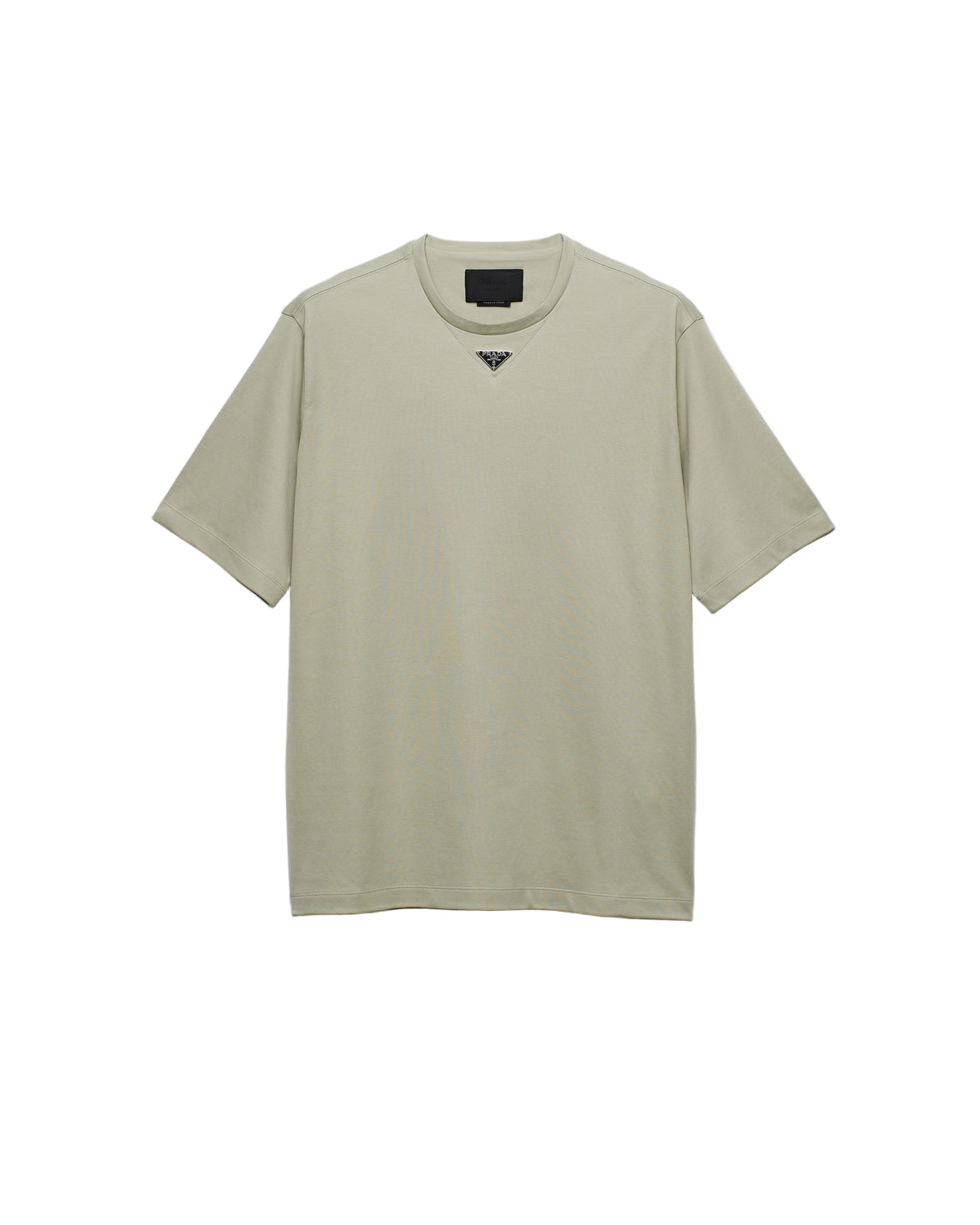 T-shirt en coton kaki clair