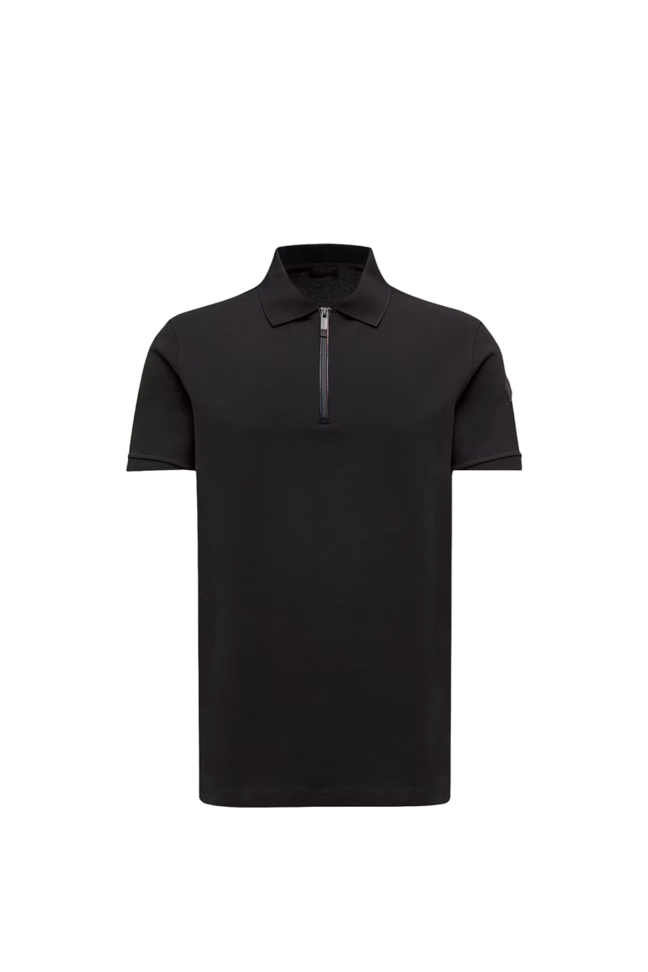 Polo en piqué de coton à empiècement logo