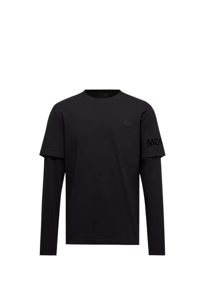 T-shirt en coton à double manches