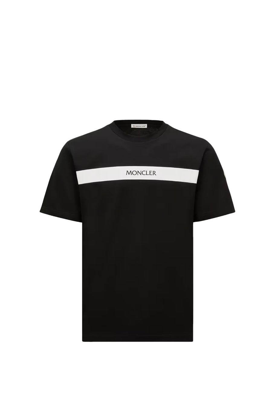 T-shirt en coton à logo caoutchouté