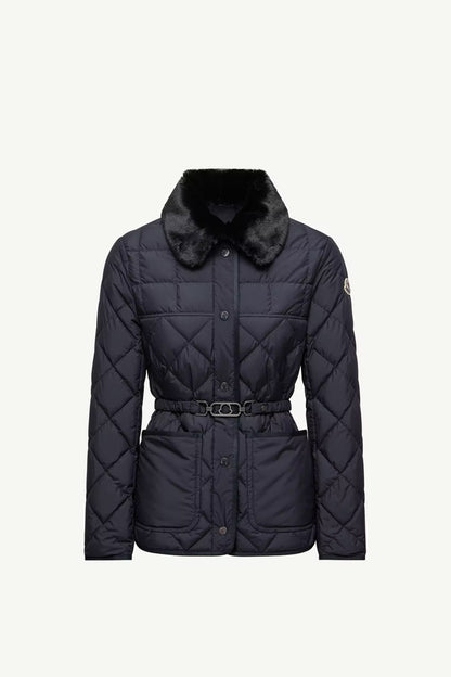 Doudoune courte Cygne en finitions synthétiques