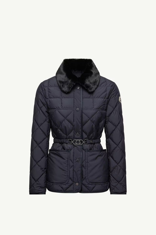 Doudoune courte Cygne en finitions synthétiques