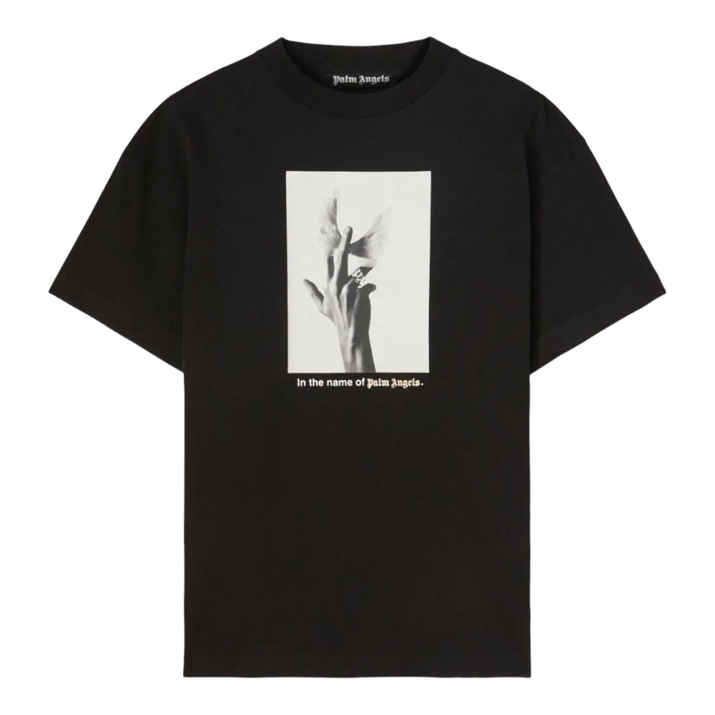 t-shirt en coton à imprimé graphique