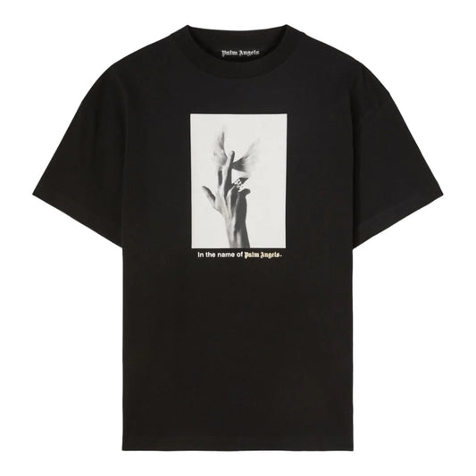 t-shirt en coton à imprimé graphique