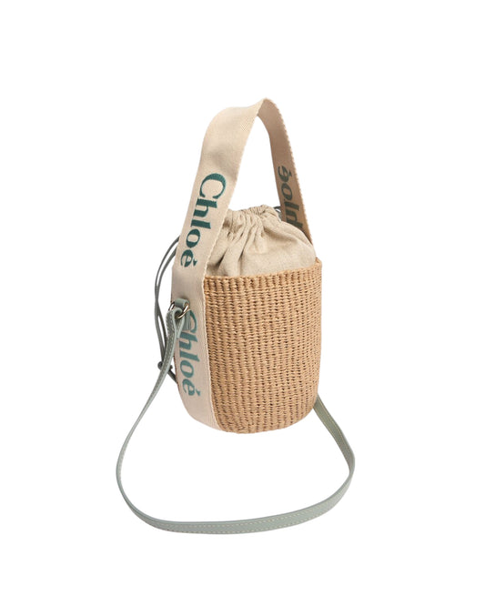 Sac seau en raphia Woody