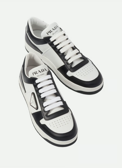 Baskets downtown en cuir perforé | Blanc