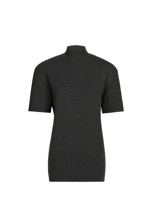 Pull sans manches en laine mélangé | Gris