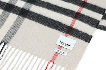 Classic Check Cashmere Scarf 