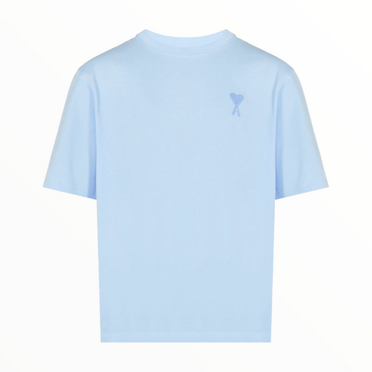 T-shirt en coton biologique - Bleu