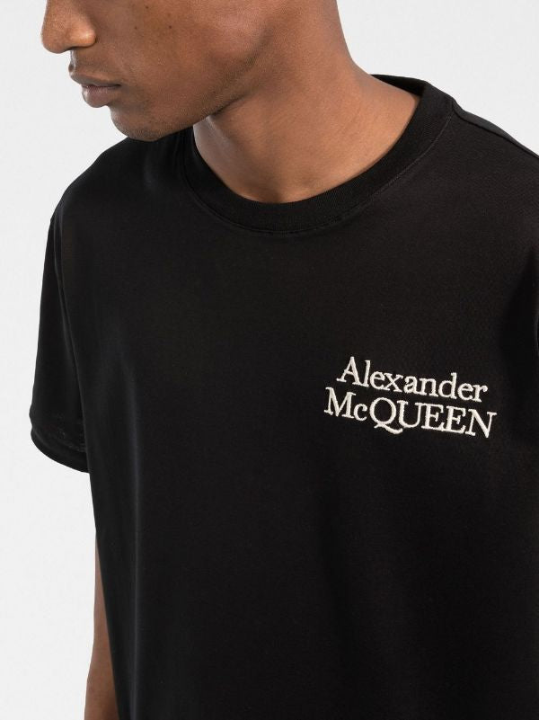 t-shirt à logo brodé