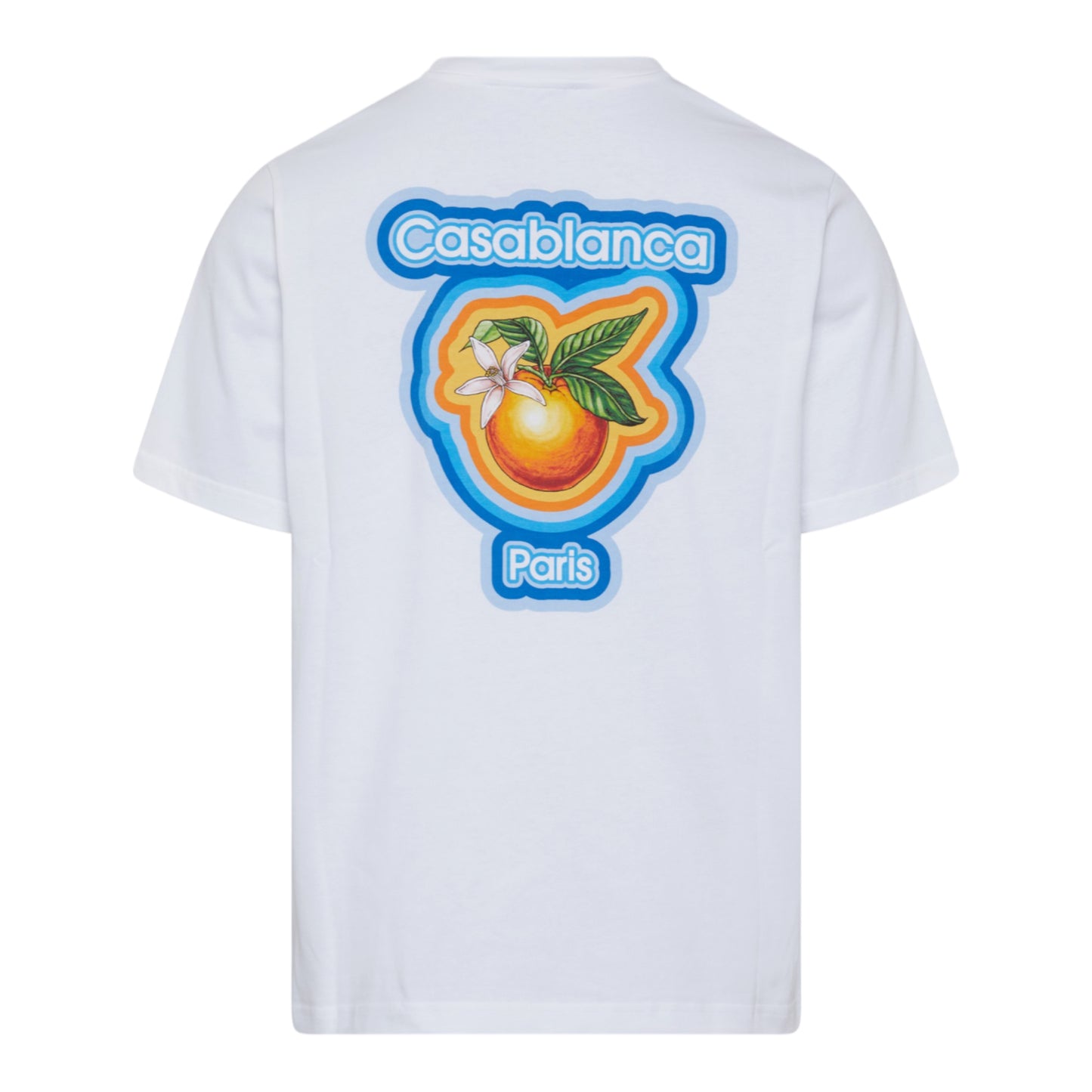T-shirt à imprimé Orange éclatante