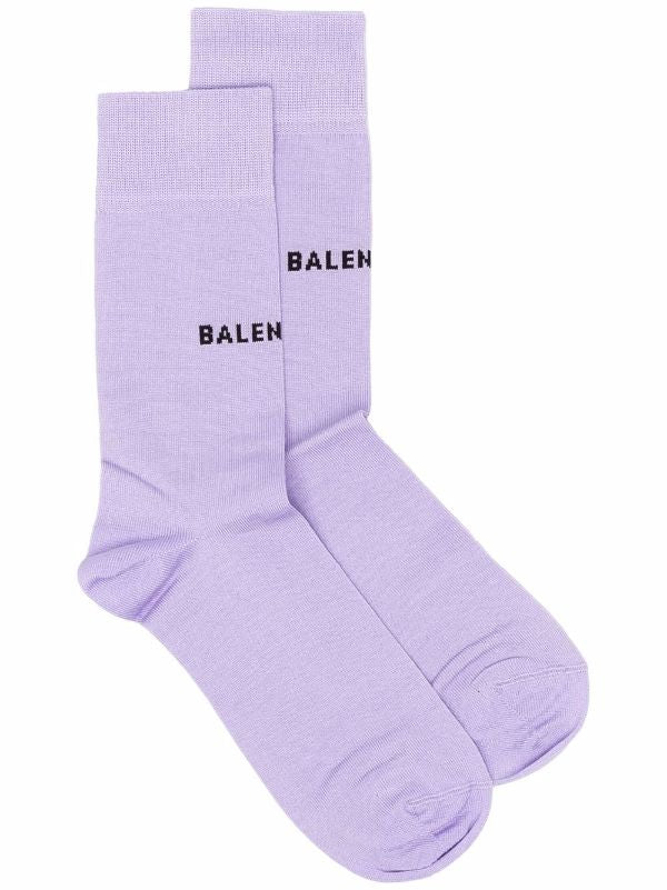 logo-intarsia socks 