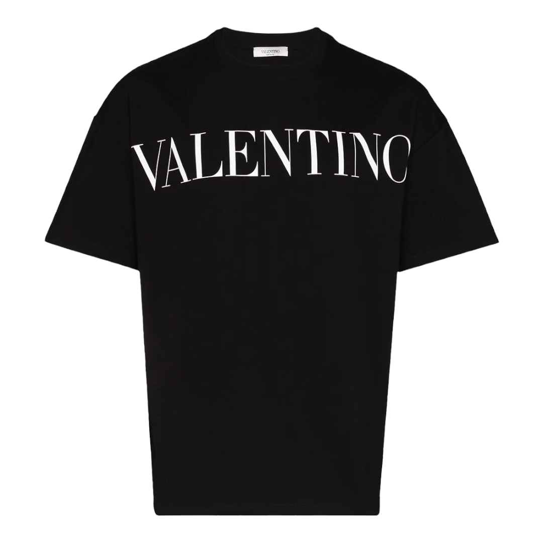 logo-print T-shirt Black 