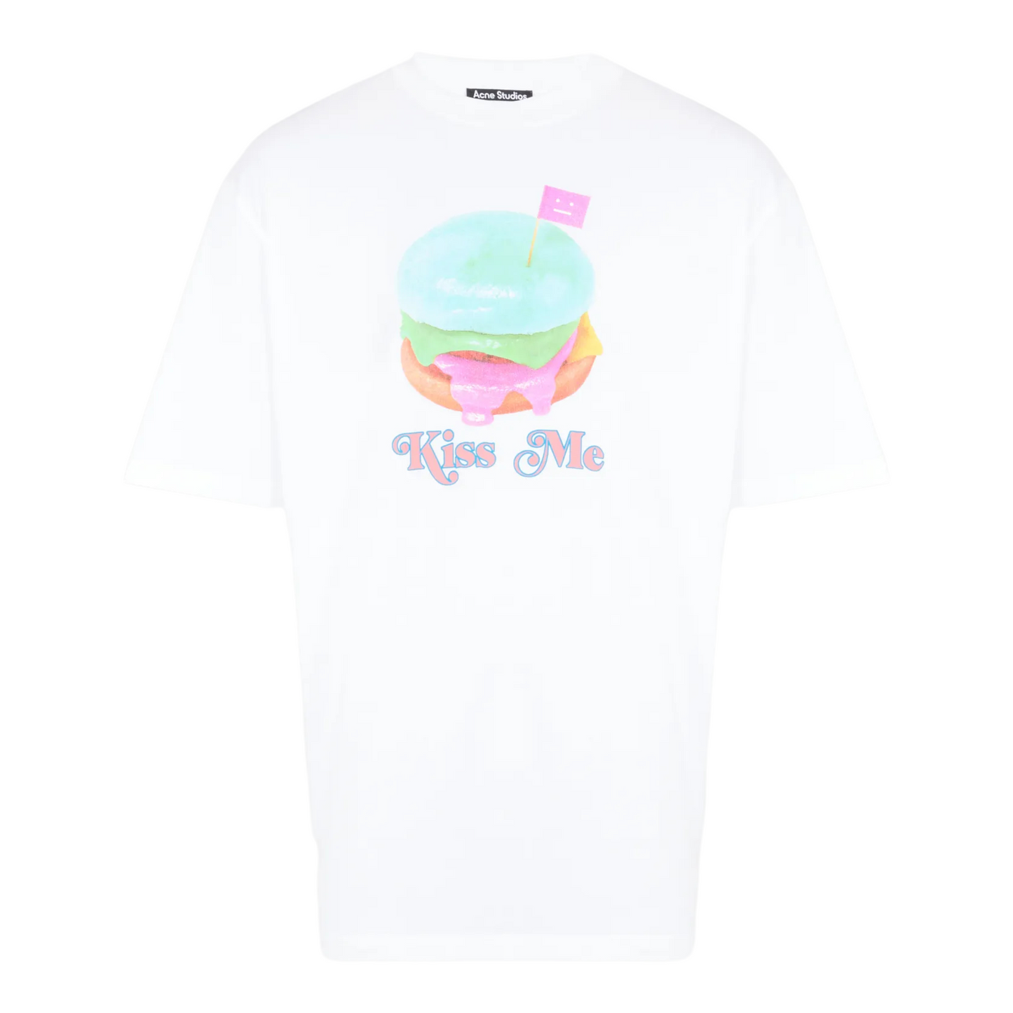 T-shirt oversize à imprimé en coton - Blanc